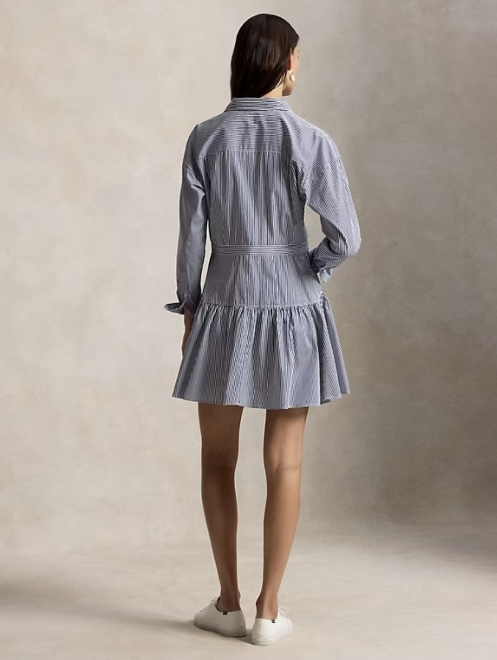 Polo Ralph Lauren Striped Cotton Poplin Paneled Shirtdress - Picture 2 of 5